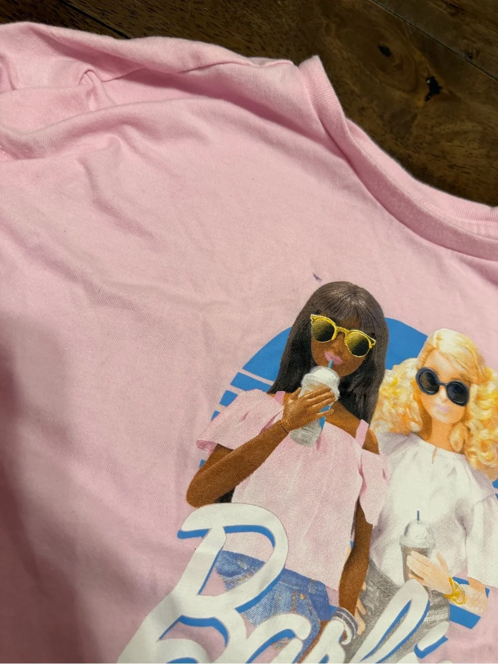 Old Navy Girls' Pink Barbie Graphic Tee